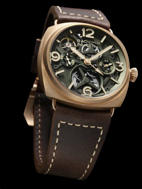 panerai radiomir tourbillon gmt|panerai radiomir bronzo.